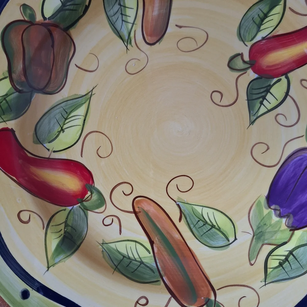 Ceramic Coupe Serving Platter 13